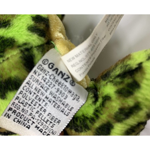 Gantz Lil' Kinz Bullfrog Webkins Plush Stuffed Animal Toy Green Frog No Code - Picture 5 of 9